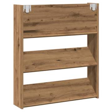 Wall Shoe Cabinet Artisan Oak - Space Saving & Stylish | HipoMarket