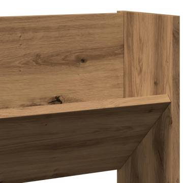 Wall Shoe Cabinet Artisan Oak - Space Saving & Stylish | HipoMarket