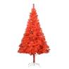 Red 180 cm Pre-lit Christmas Tree with Ball Set - HipoMarket