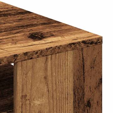 Coffee Table Old Wood 55x55 cm - Durable Engineered Wood