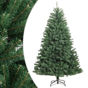 240 cm Artificial Hinged Christmas Tree with Stand - Hipomarket