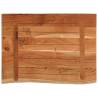 Solid Wood Acacia Bathroom Countertop 80x60 cm | HipoMarket