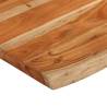 Solid Wood Acacia Bathroom Countertop 80x60 cm | HipoMarket