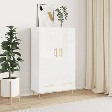 Highboard High Gloss White - Stylish Storage Solutions | HipoMarket