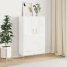  Highboard High Gloss White 69.5x31x115 cm Engineered Wood Colour high gloss white Quantity in Package 1 