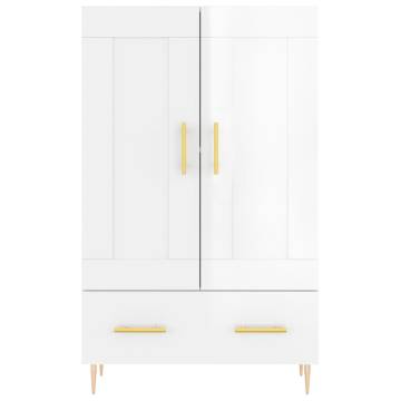 Highboard High Gloss White - Stylish Storage Solutions | HipoMarket