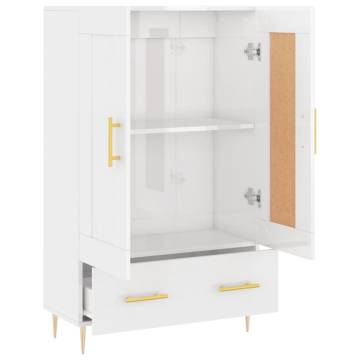 Highboard High Gloss White - Stylish Storage Solutions | HipoMarket