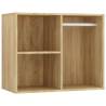 Dressing Table Set with LED - Sonoma Oak Wood | HipoMarket UK