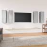  TV Cabinets 4 pcs Grey Sonoma 30.5x30x90 cm Engineered Wood Colour grey sonoma Quantity in Package 4 Height 90 cm 