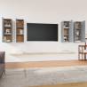 Stylish Grey Sonoma TV Cabinets - 4 pcs - Engineered Wood