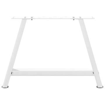 Stylish A-Shaped Coffee Table Legs - 2 pcs White - 70 cm