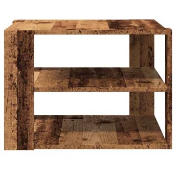 Coffee Table Old Wood 58x58 cm | Engineered Wood Style