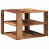 Coffee Table Old Wood 58x58 cm | Engineered Wood Style