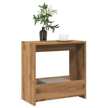 Stylish Artisan Oak Side Table - 50x26x50 cm | HipoMarket