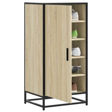 Shoe Rack Sonoma Oak 48x38x97.5 cm - Stylish Storage Solution