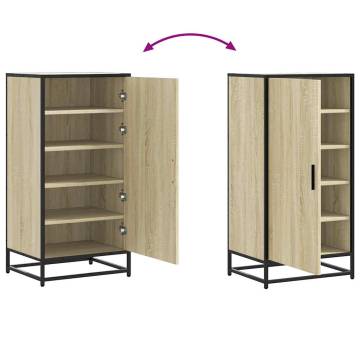 Shoe Rack Sonoma Oak 48x38x97.5 cm - Stylish Storage Solution