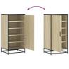 Shoe Rack Sonoma Oak 48x38x97.5 cm - Stylish Storage Solution