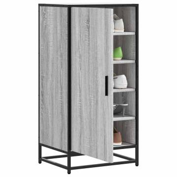 Shoe Rack Grey Sonoma 48x38x97.5 cm - Stylish & Functional