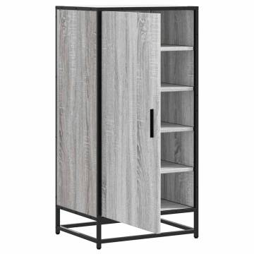 Shoe Rack Grey Sonoma 48x38x97.5 cm - Stylish & Functional