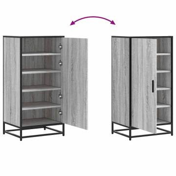 Shoe Rack Grey Sonoma 48x38x97.5 cm - Stylish & Functional