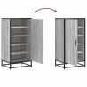 Shoe Rack Grey Sonoma 48x38x97.5 cm - Stylish & Functional