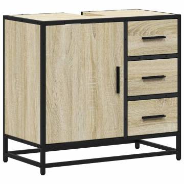 Bathroom Sink Cabinet Sonoma Oak - Stylish & Durable 65x33x60 cm