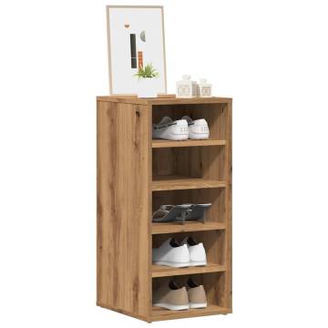 Shoe Cabinet Artisan Oak - Stylish Storage Solution | HipoMarket