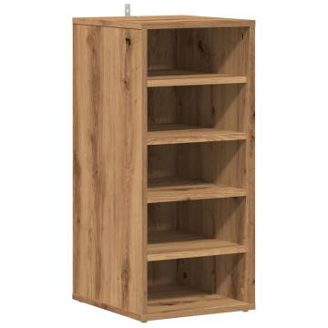 Shoe Cabinet Artisan Oak - Stylish Storage Solution | HipoMarket