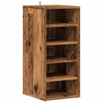 Shoe Cabinet Old Wood - Stylish Storage Solution | Hipo Market