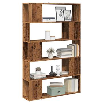 Stylish Book Cabinet & Room Divider - Old Wood Design | Hipo Market