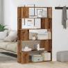 Stylish Book Cabinet & Room Divider - Old Wood Design | Hipo Market