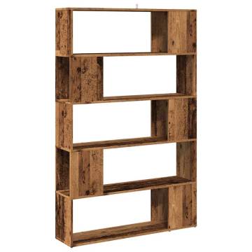 Stylish Book Cabinet & Room Divider - Old Wood Design | Hipo Market