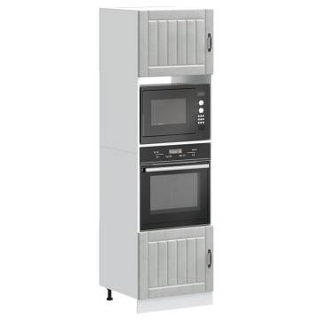 Kalmar Concrete Grey Oven Cabinets - Stylish & Durable Design