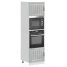  Oven Cabinets 2 pcs Kalmar Concrete Grey Engineered Wood Colour concrete grey Quantity in Package 1 Model 2x oven cabinet 60 cm Number of 