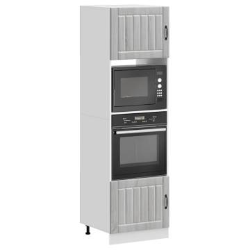 Oven Cabinets 2 pcs Kalmar Grey Sonoma | Durable Engineered Wood