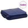 Heavy-Duty Blue Tarpaulin 5x6 m | Durable & Versatile