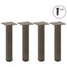  Coffee Table Legs 4 pcs Natural Steel 42-44 cm Steel Colour natural Size 42-44 cm (40 mm) Quantity in Package 1 Number of 