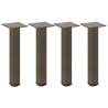 Coffee Table Legs - 4 pcs Natural Steel 42-44 cm | HipoMarket