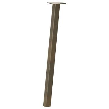 Coffee Table Legs - 72 cm Natural Steel | 4 pcs Set