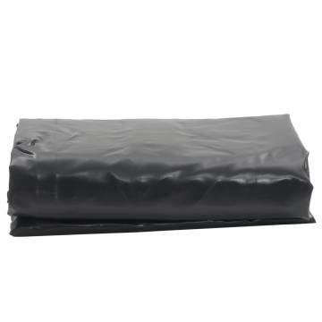 Durable Black Tarpaulin 1.5x2 m | 650 g/m² Heavy-Duty Cover