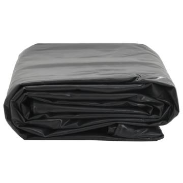 Durable Black Tarpaulin 1.5x2 m | 650 g/m² Heavy-Duty Cover