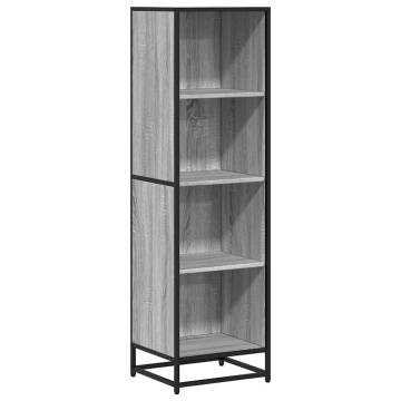 Book Cabinet Grey Sonoma 40x35x139 cm - Stylish Storage Solution