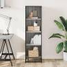 Book Cabinet Grey Sonoma 40x35x139 cm - Stylish Storage Solution