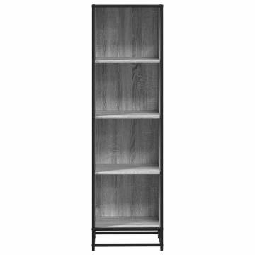 Book Cabinet Grey Sonoma 40x35x139 cm - Stylish Storage Solution