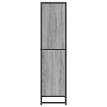 Book Cabinet Grey Sonoma 40x35x139 cm - Stylish Storage Solution