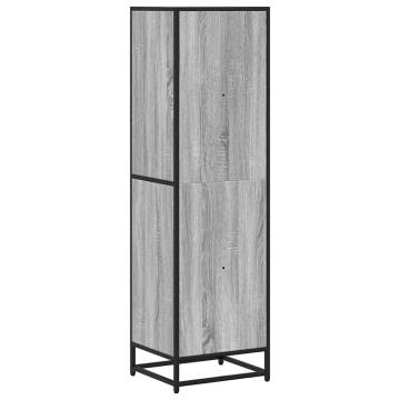 Book Cabinet Grey Sonoma 40x35x139 cm - Stylish Storage Solution