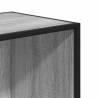 Book Cabinet Grey Sonoma 40x35x139 cm - Stylish Storage Solution