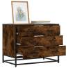 Stylish Drawer Cabinet Smoked Oak | 70x41x56 cm | Hipomarket