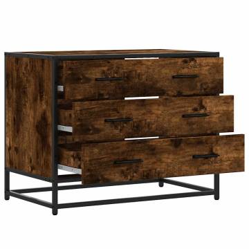 Stylish Drawer Cabinet Smoked Oak | 70x41x56 cm | Hipomarket