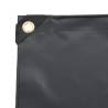 Durable Black Tarpaulin 1.5x2 m | 650 g/m² Heavy-Duty Cover